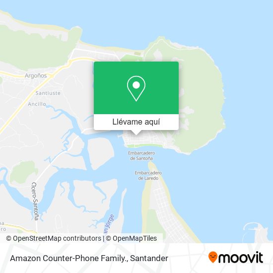 Mapa Amazon Counter-Phone Family.