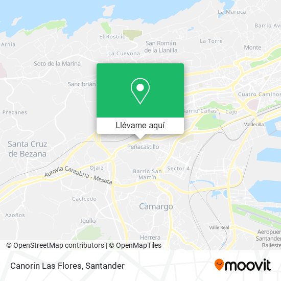 Mapa Canorin Las Flores