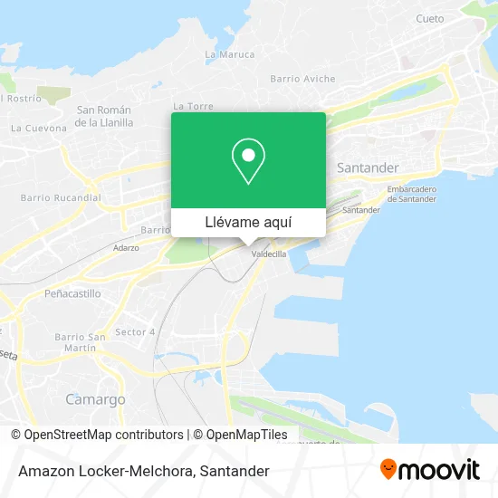Mapa Amazon Locker-Melchora