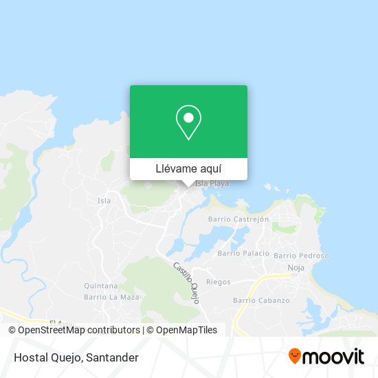 Mapa Hostal Quejo