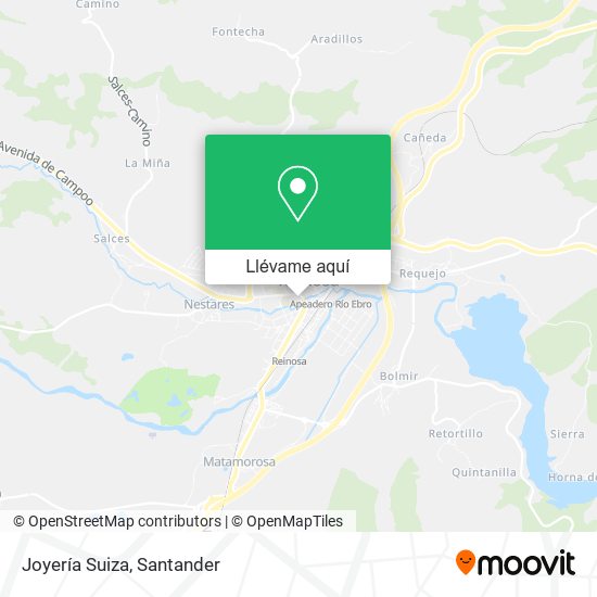 Mapa Joyería Suiza