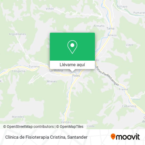 Mapa Clínica de Fisioterapia Cristina
