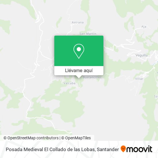 Mapa Posada Medieval El Collado de las Lobas