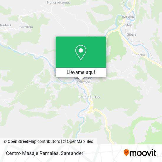 Mapa Centro Masaje Ramales