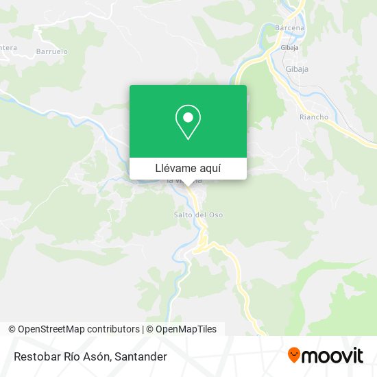 Mapa Restobar Río Asón
