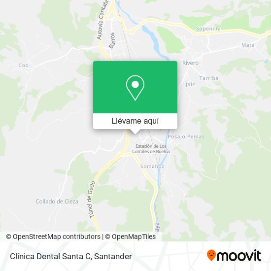 Mapa Clínica Dental Santa C