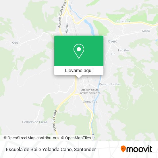 Mapa Escuela de Baile Yolanda Cano