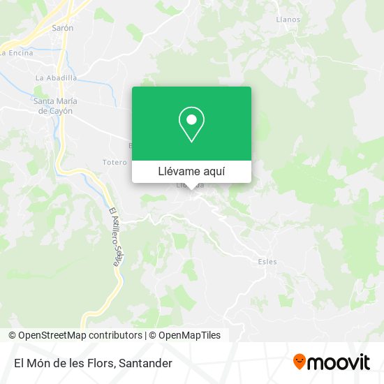 Mapa El Món de les Flors