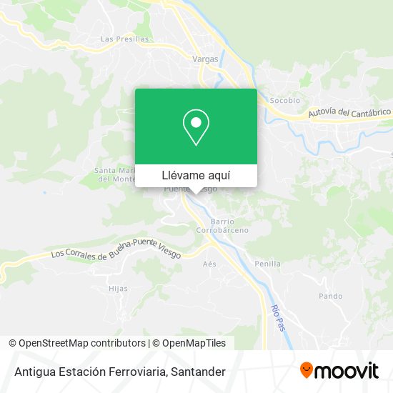 Mapa Antigua Estación Ferroviaria