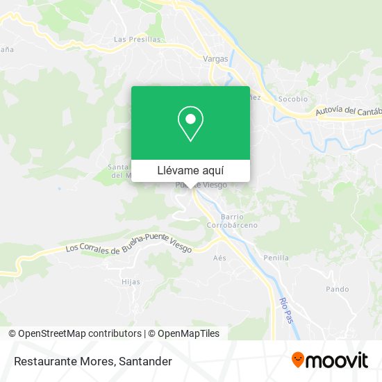 Mapa Restaurante Mores
