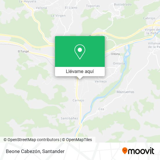 Mapa Beone Cabezón