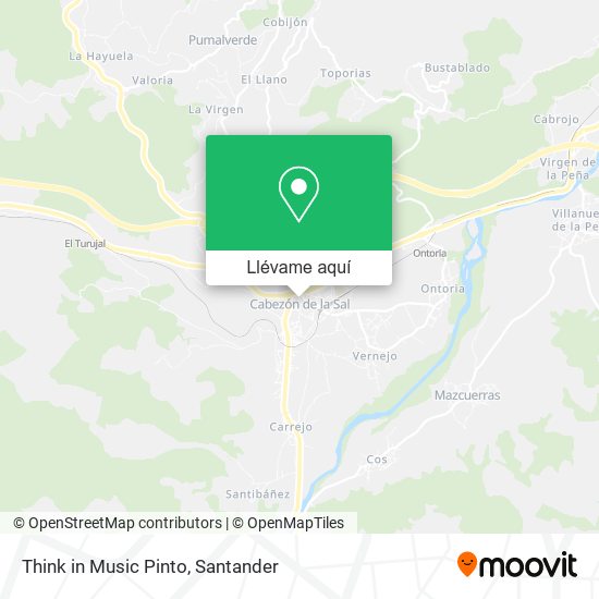Mapa Think in Music Pinto