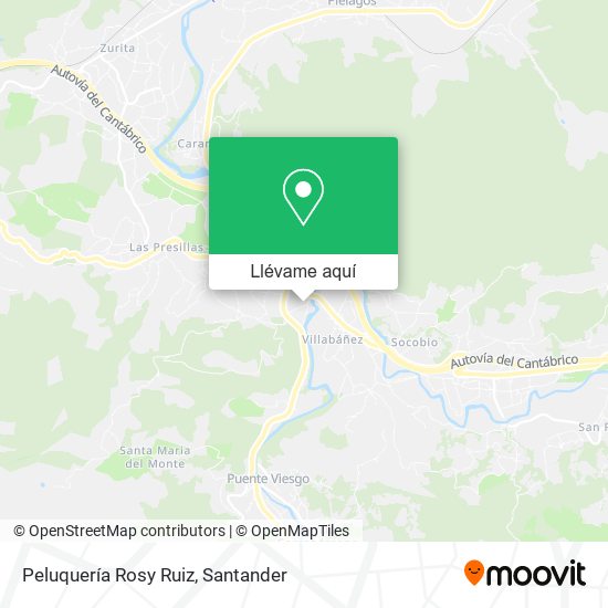 Mapa Peluquería Rosy Ruiz