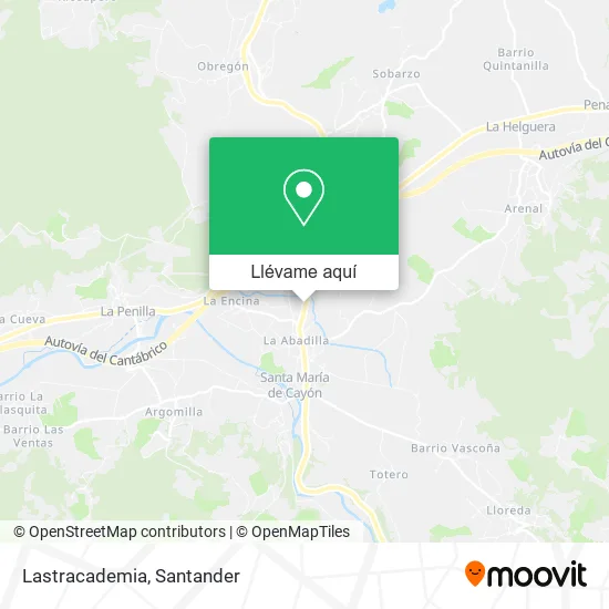 Mapa Lastracademia