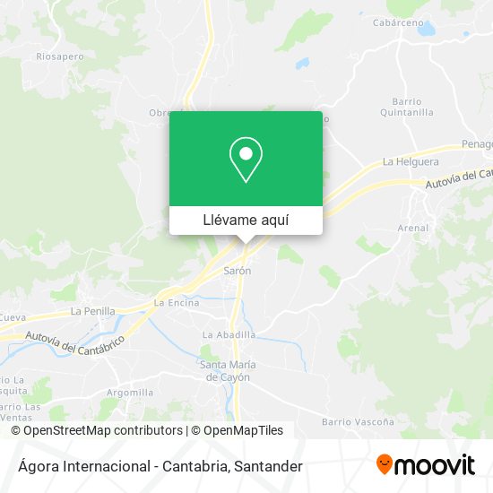 Mapa Ágora Internacional - Cantabria