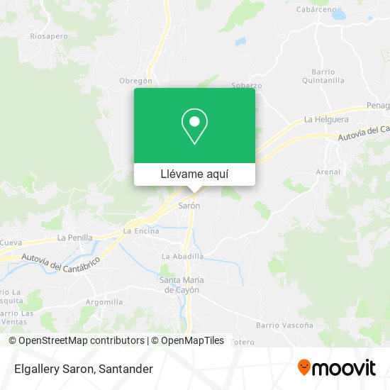 Mapa Elgallery Saron