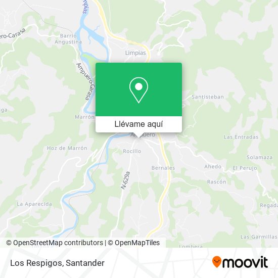 Mapa Los Respigos