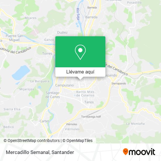 Mapa Mercadillo Semanal