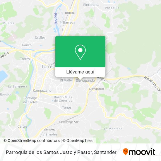 Mapa Parroquia de los Santos Justo y Pastor