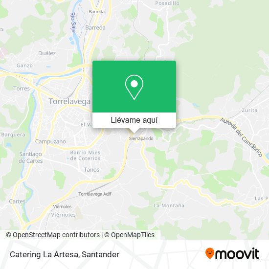 Mapa Catering La Artesa