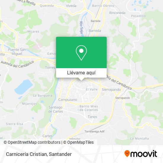 Mapa Carnicería Cristian