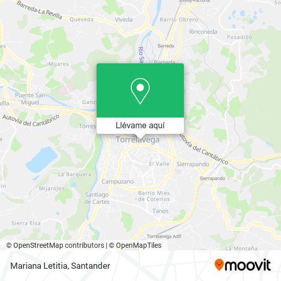 Mapa Mariana Letitia
