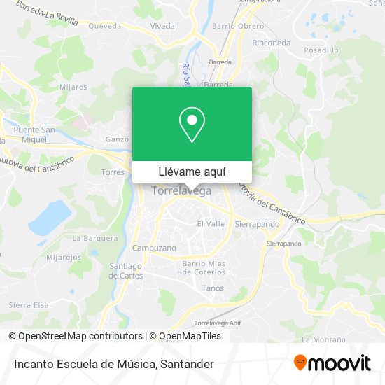 Mapa Incanto Escuela de Música