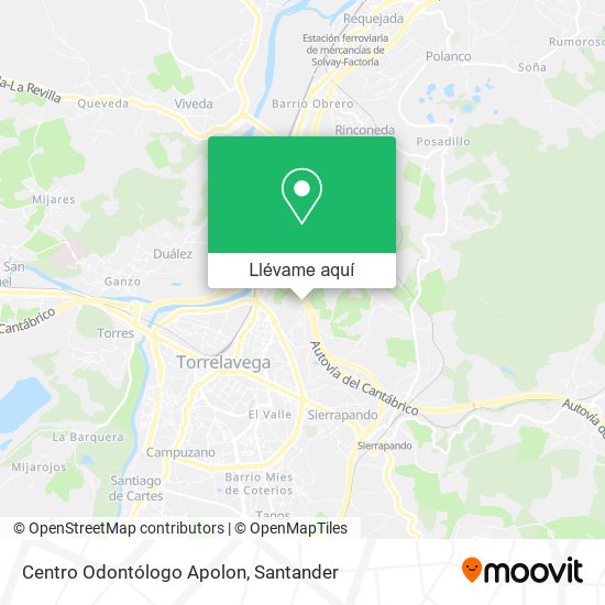 Mapa Centro Odontólogo Apolon