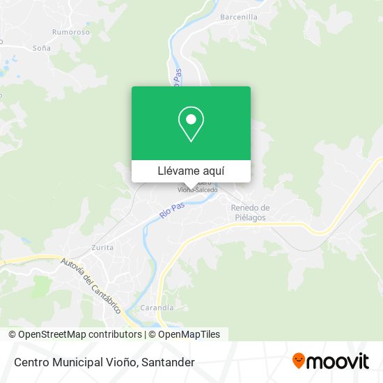 Mapa Centro Municipal Vioño