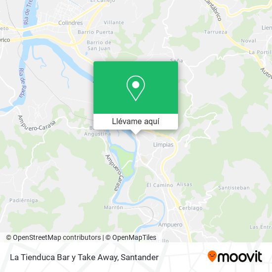 Mapa La Tienduca Bar y Take Away