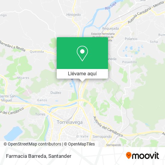 Mapa Farmacia Barreda