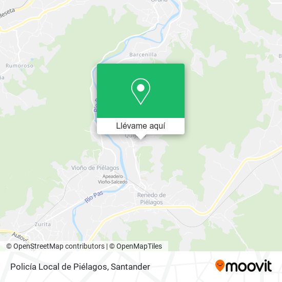 Mapa Policía Local de Piélagos