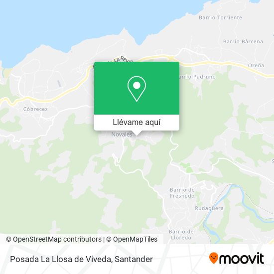 Mapa Posada La Llosa de Viveda