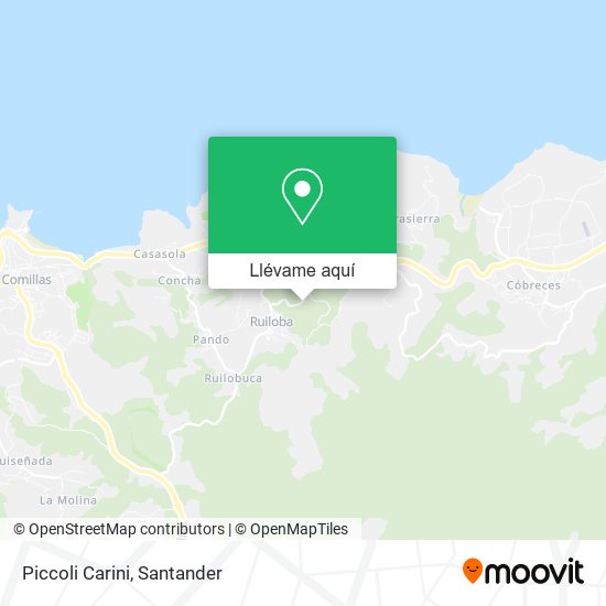 Mapa Piccoli Carini