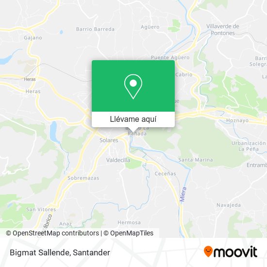 Mapa Bigmat Sallende