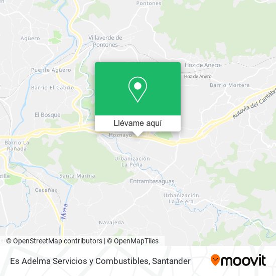 Mapa Es Adelma Servicios y Combustibles