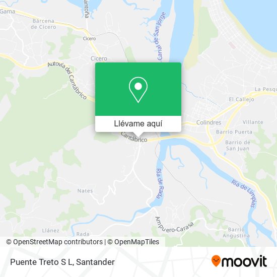 Mapa Puente Treto S L