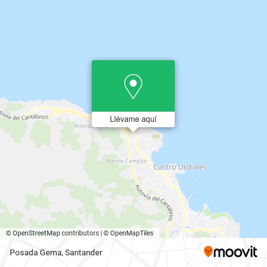 Mapa Posada Gema