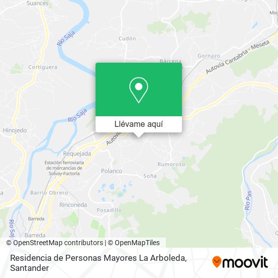 Mapa Residencia de Personas Mayores La Arboleda