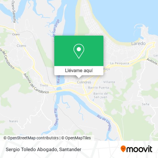 Mapa Sergio Toledo Abogado