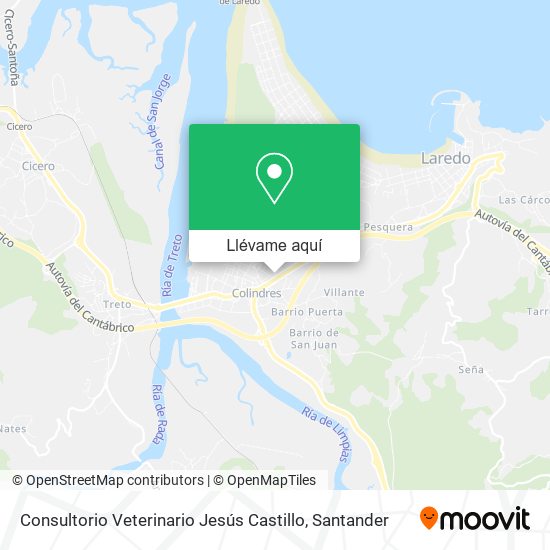 Mapa Consultorio Veterinario Jesús Castillo
