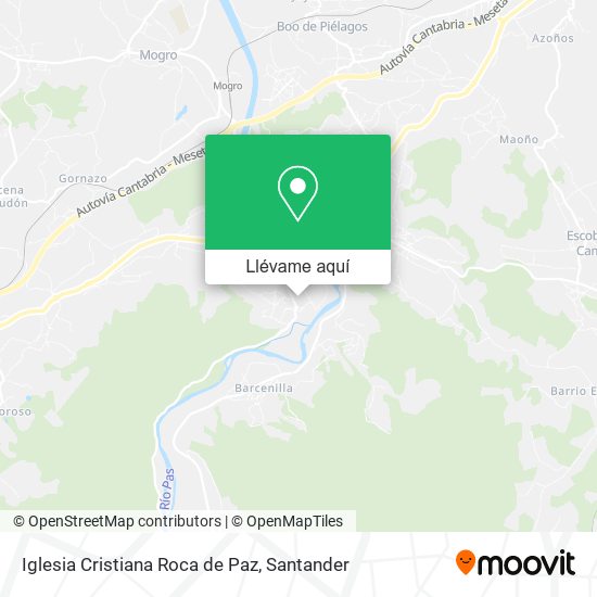 Mapa Iglesia Cristiana Roca de Paz