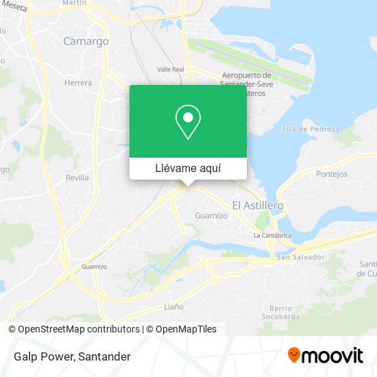 Mapa Galp Power