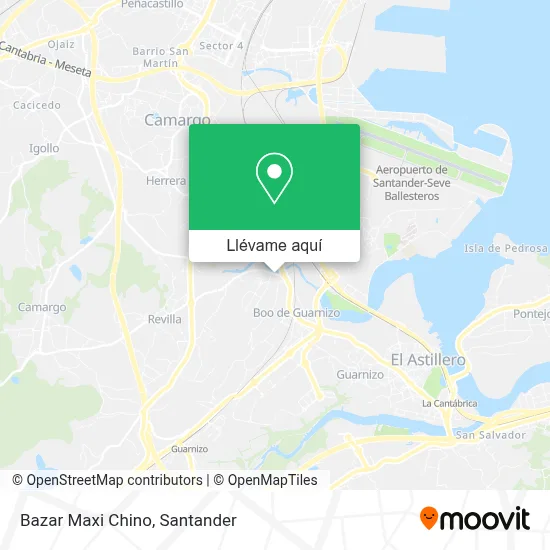 Mapa Bazar Maxi Chino