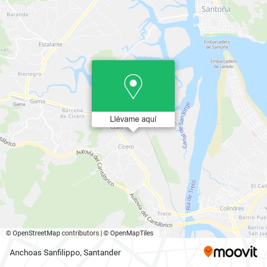 Mapa Anchoas Sanfilippo