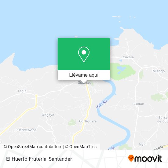 Mapa El Huerto Frutería