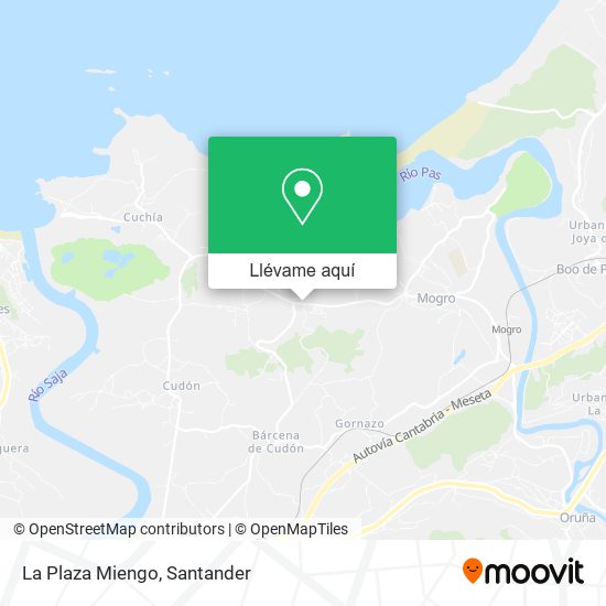 Mapa La Plaza Miengo