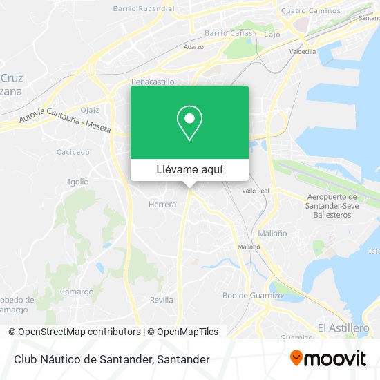 Mapa Club Náutico de Santander