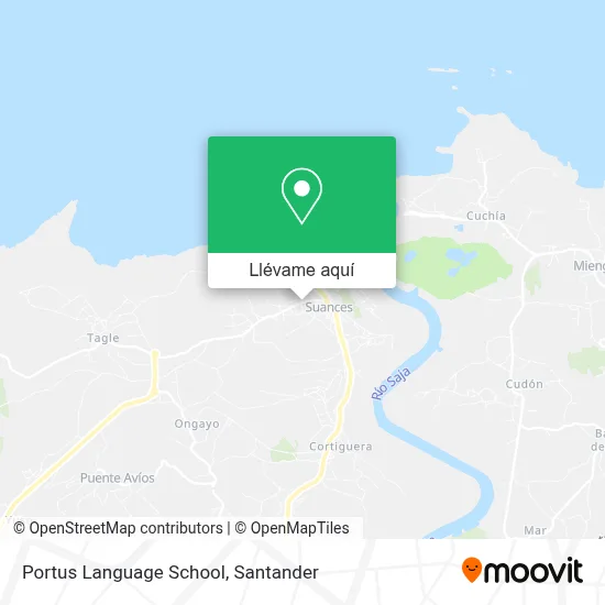 Mapa Portus Language School