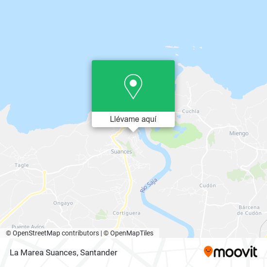 Mapa La Marea Suances